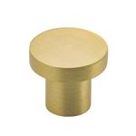 17439 - Osaka Cupboard Knob P30xD38mm - Brushed Gold PVD