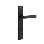 12860P85 - Osaka Lever - Rectangular Backplate - Matt Black - Privacy