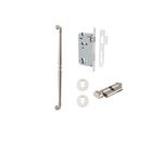 20057KENTR60KT - Sarlat Pull Handle - 600mm Entrance Kit with Separate High Security Lock - Polished Nickel - Entrance