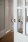0218 - Paddington Knob - Round Rose - Polished Nickel - Passage