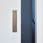 21419 - Rectangular Sliding Door Pull Passage Kit - Satin Nickel - Passage
