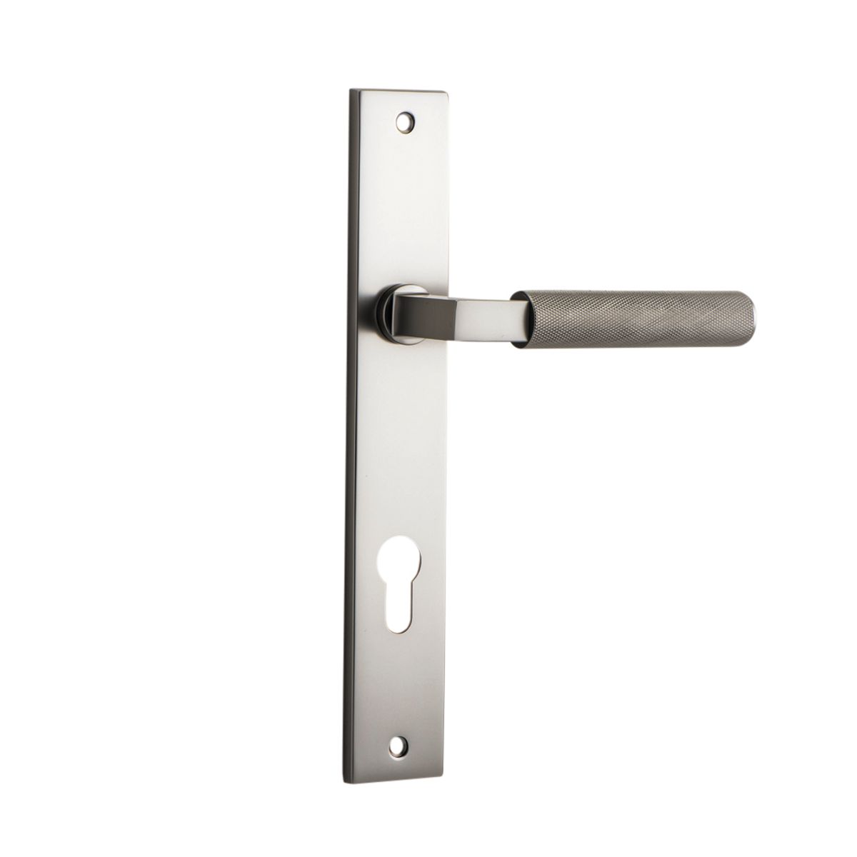 14752E85 - Brunswick Lever - Rectangular Backplate - Satin Nickel - Entrance