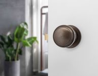 0211 - Paddington Knob - Round Rose - Signature Brass - Passage