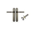 16866KPASS60 - Berlin Lever - Oval Backplate Passage Kit - Graphite PVD - Passage