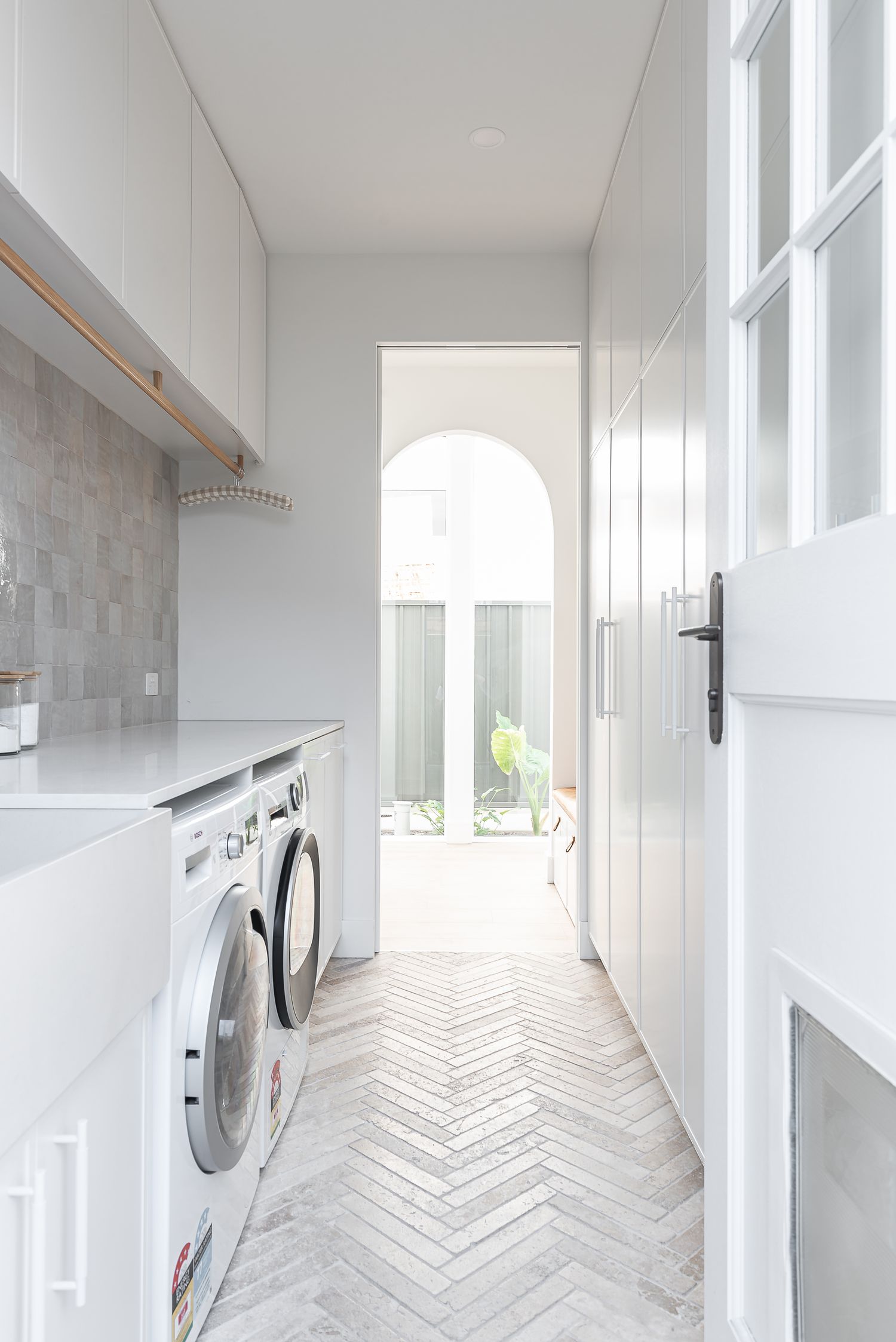 15226KPASS60 - Baltimore Lever - Oval Backplate Passage Kit - Brushed Brass - Passage