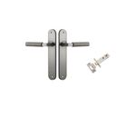 14768KPASS60 - Brunswick Lever - Oval Backplate Passage Kit - Satin Nickel - Passage