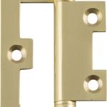 2498 - Hirline Hinge - H89xW35mm - Polished Brass