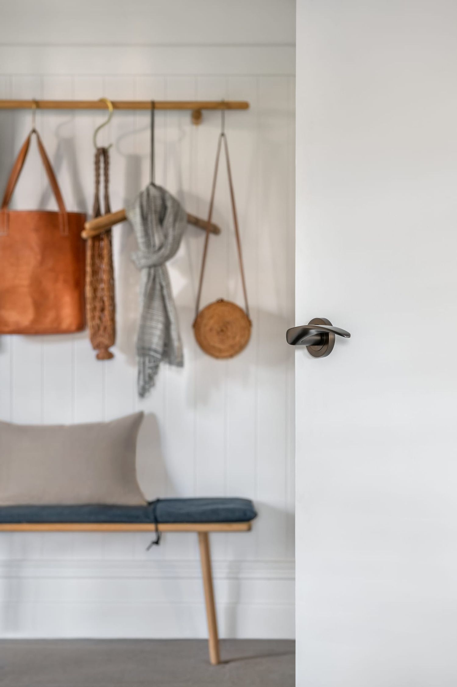 9229KPASS60 - Oxford Lever - Round Rose Passage Kit - Satin Nickel - Passage