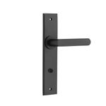 12868P85 - Osaka Lever - Chamfered Backplate - Matt Black - Privacy