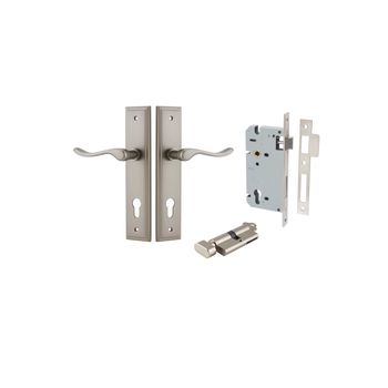 Stirling Lever - Stepped Backplate Entrance Kit with High Security Lock