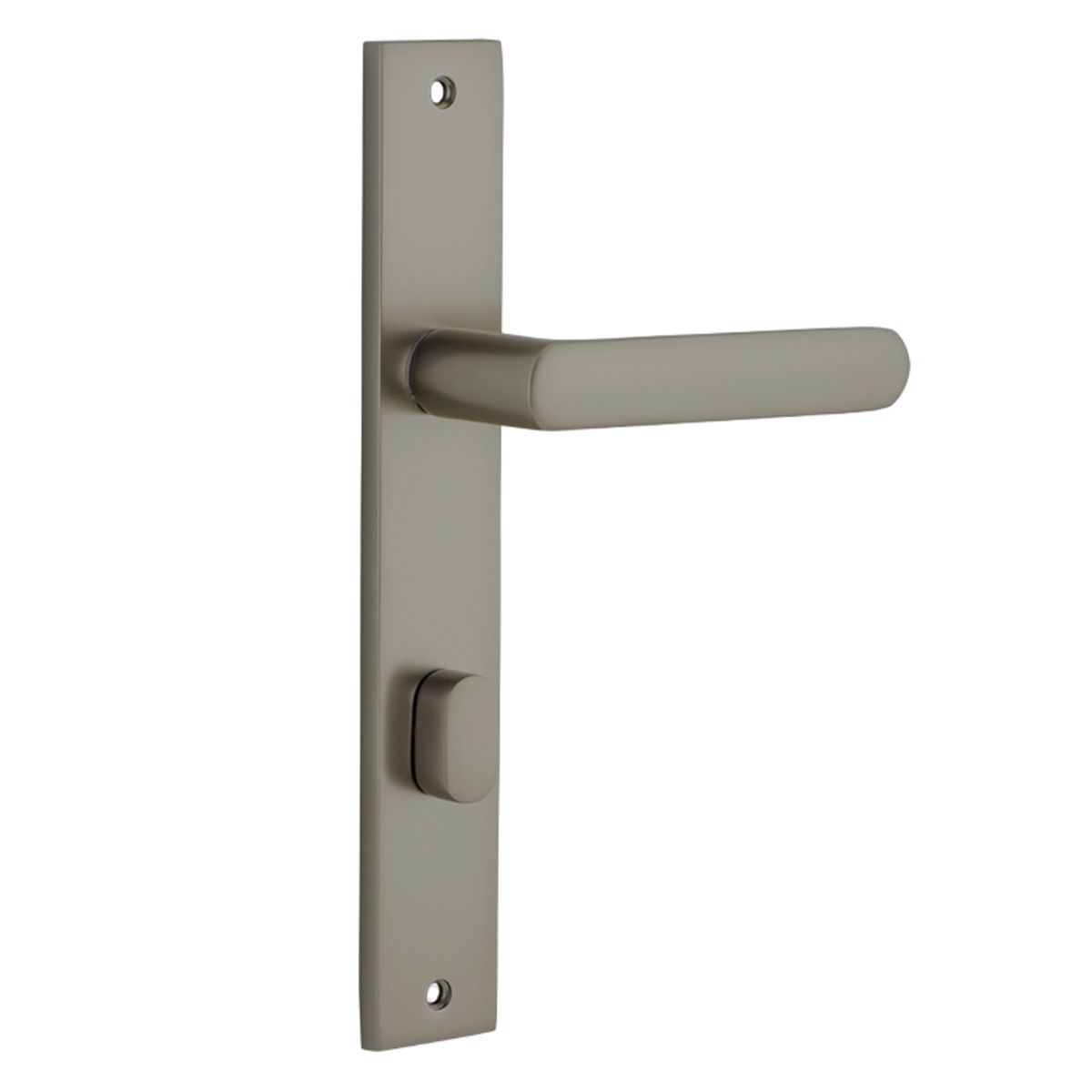 16760P85 - Osaka Lever - Rectangular Backplate - Graphite PVD - Privacy