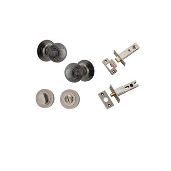 Guildford Knob - Round Rose Privacy Kit with Separate Privacy Turn