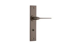 10758 - Como Lever - Chamfered Backplate - Signature Brass - Passage