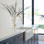 21026 - Helsinki Cabinet Pull - CTC256mm - Brushed Brass