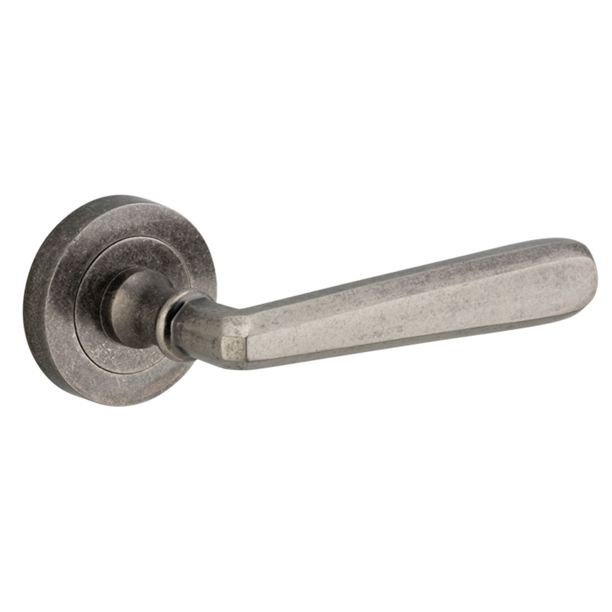 20807 - Copenhagen Lever - Round Rose - Distressed Nickel - Passage