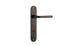 10732P85 - Annecy Lever - Oval Backplate - Signature Brass - Privacy