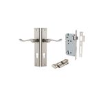 14920KENTR60KT - Stirling Lever - Rectangular Backplate Entrance Kit with High Security Lock - Satin Nickel - Entrance