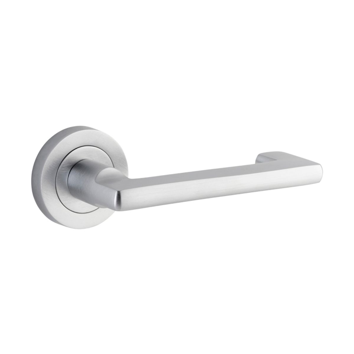 20785 - Baltimore Return Lever - Round Rose - Brushed Chrome - Passage