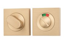 20116 - Privacy Turn With Indicator - Square - Brushed Brass