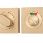 20116 - Privacy Turn With Indicator - Square - Brushed Brass