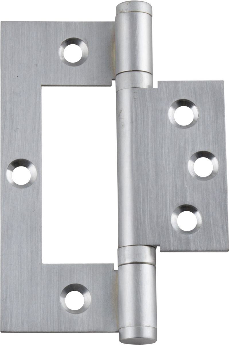 2797 - Hirline Hinge - H100xW49mm - Brushed Chrome