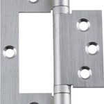 2797 - Hirline Hinge - H100xW49mm - Brushed Chrome