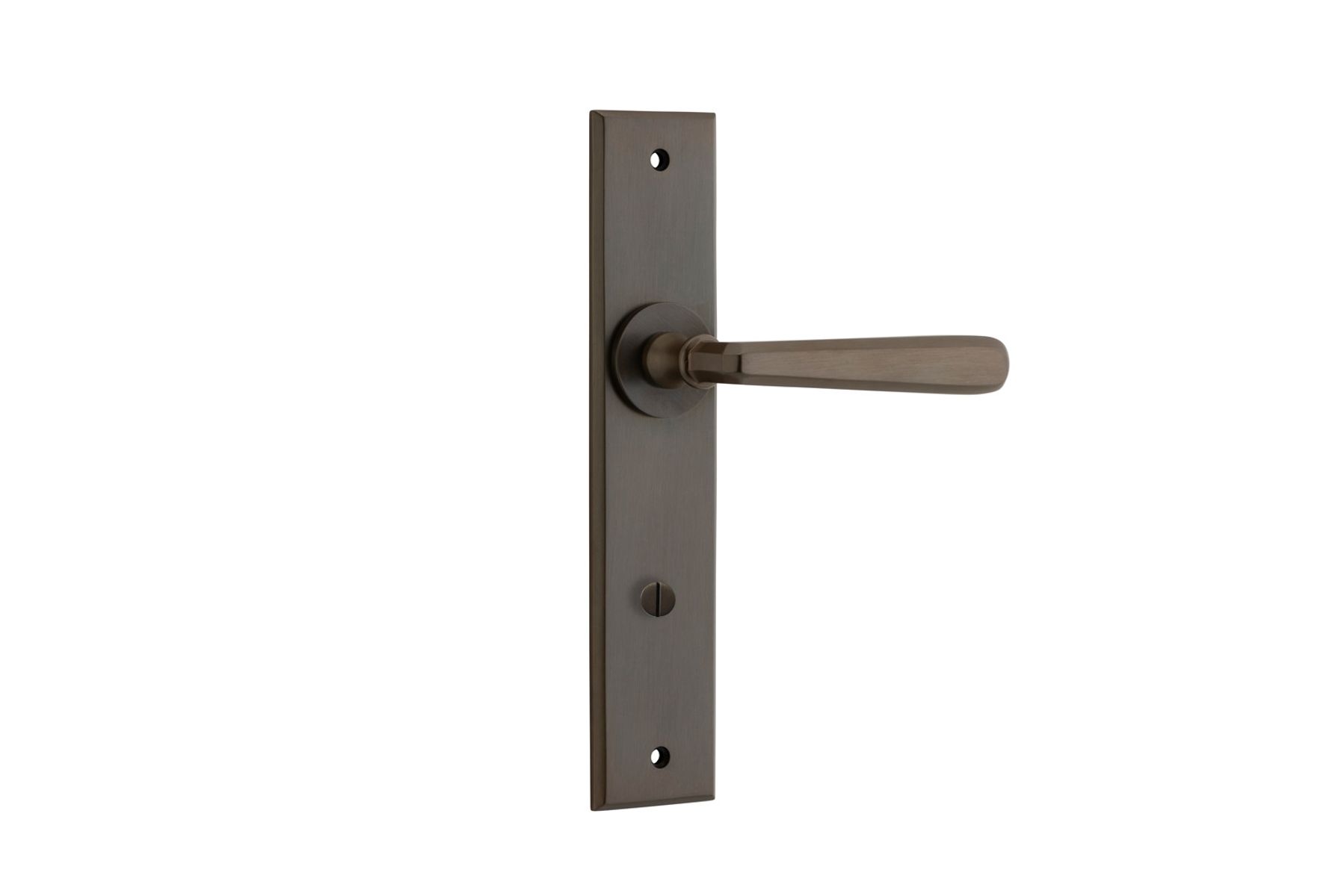 10880 - Copenhagen Lever - Chamfered Backplate - Signature Brass - Passage