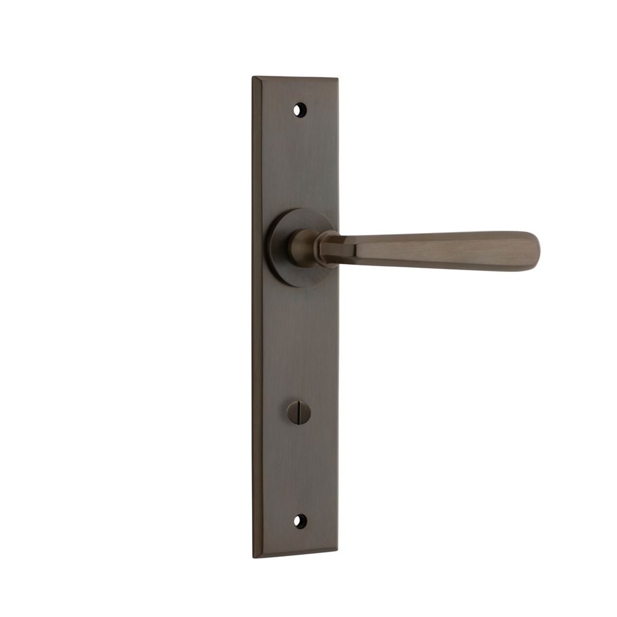 10880 - Copenhagen Lever - Chamfered Backplate - Signature Brass - Passage