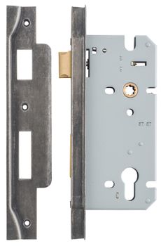 Rebated 85mm Euro Mortice Locks - 60mm Backset