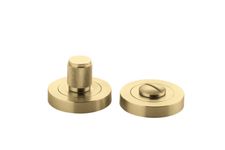 17159 - Brunswick Privacy Turn - Round - Brushed Gold PVD