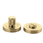 17159 - Brunswick Privacy Turn - Round - Brushed Gold PVD