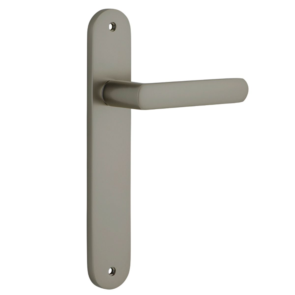 16764 - Osaka Lever - Oval Backplate - Graphite PVD - Passage