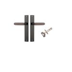 10748KPASS60 - Bronte Lever - Rectangular Backplate Passage Kit - Signature Brass - Passage