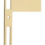 17141 - Extended 85mm Strikers - H198xW63mm - Brushed Gold PVD