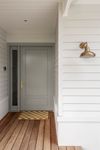 15244E85 - Annecy Lever - Stepped Backplate - Brushed Brass - Entrance
