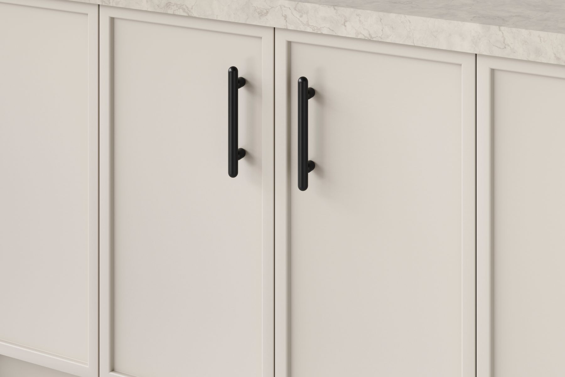 24033 - Puerto Cabinet Pull - CTC 128mm - Matt Black