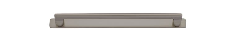 17222B - Baltimore Cabinet Pull with Backplate - CTC256mm - Graphite PVD