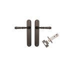 10730KPASS60 - Verona Lever - Oval Backplate Passage Kit - Signature Brass - Passage