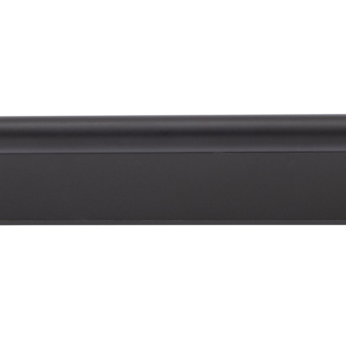 21013B - Helsinki Cabinet Pull with Backplate - CTC160mm - Matt Black