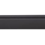 21013B - Helsinki Cabinet Pull with Backplate - CTC160mm - Matt Black