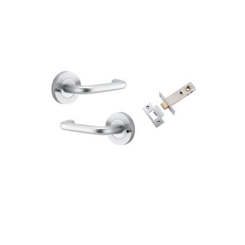 Oslo Lever - Round Rose (Inbuilt Privacy)