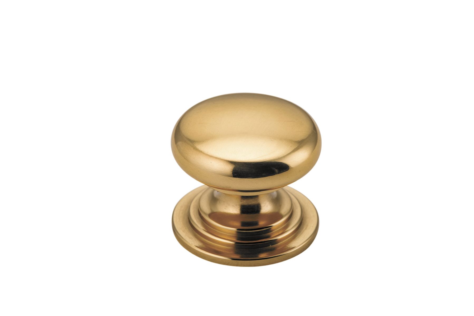 0558 - Sarlat Cupboard Knob - P27xD32mm - Polished Brass