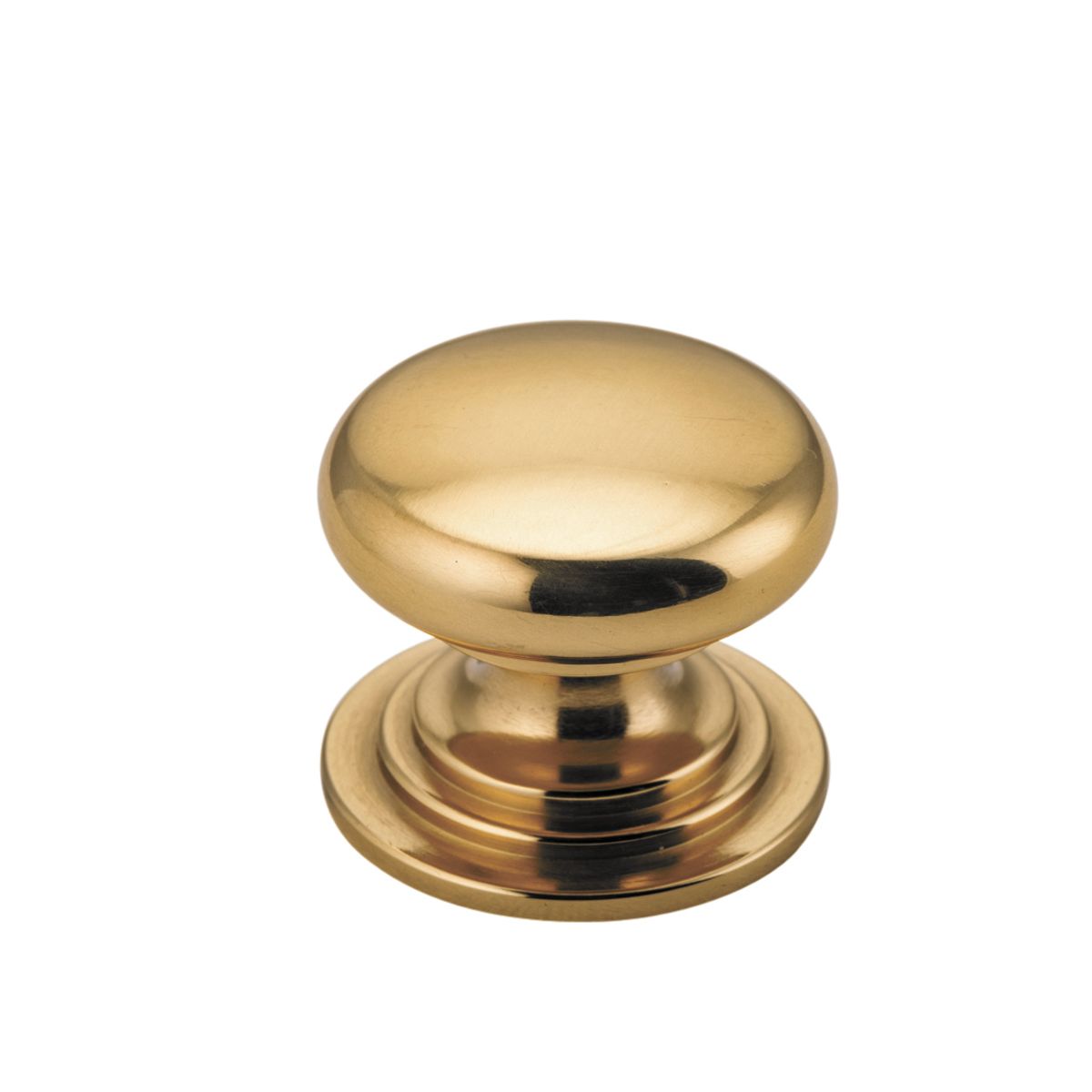 0558 - Sarlat Cupboard Knob - P27xD32mm - Polished Brass
