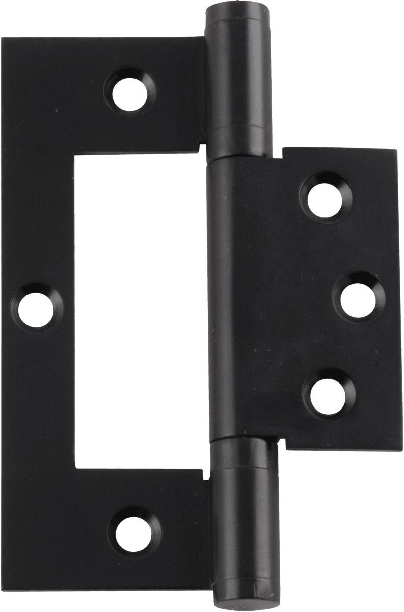 2997 - Hirline Hinge - H100xW49mm - Matt Black