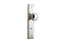 14338P85 - Paddington Knob - Stepped Backplate - Polished Nickel - Privacy