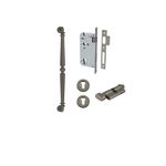 16933KENTR60KT - Sarlat Pull Handle - 450mm Entrance Kit with Separate High Security Lock - Graphite PVD - Entrance
