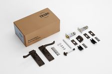 Victorian Lever - Long Backplate Privacy Set