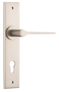 Como Lever - Chamfered Backplate