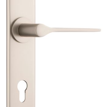 Como Lever - Chamfered Backplate