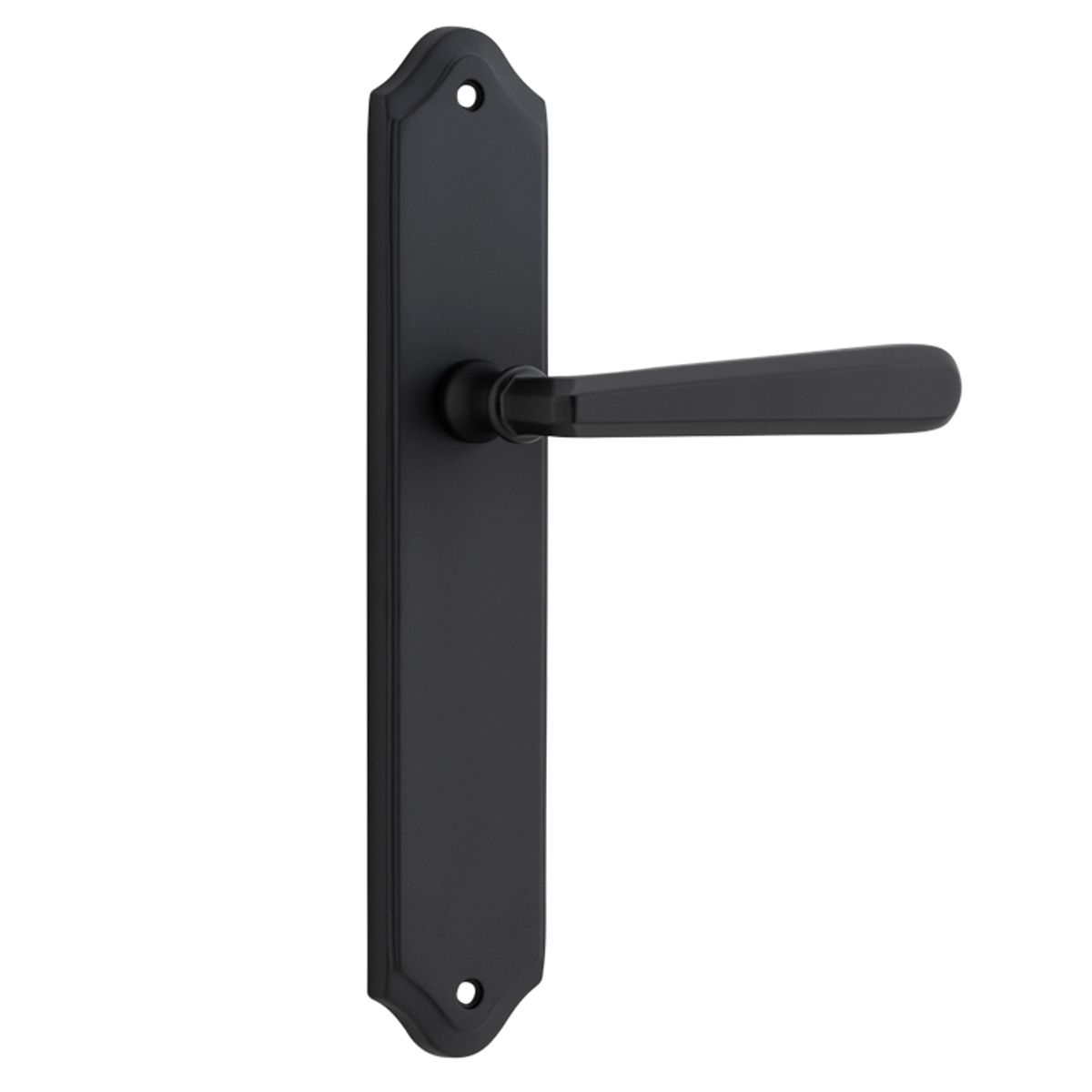 12874 - Copenhagen Lever - Shouldered Backplate - Matt Black - Passage
